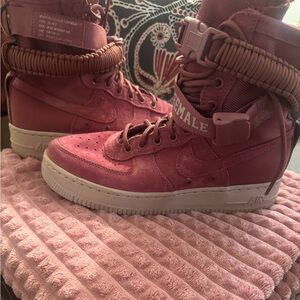 Nike Burgundy High-Top Sneakers